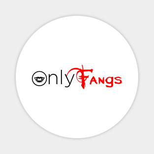 OnlyFangs TShirt – Funny World of Warcraft OnlyFangs Logo Astarion Vampire Bite Gamer Magnet